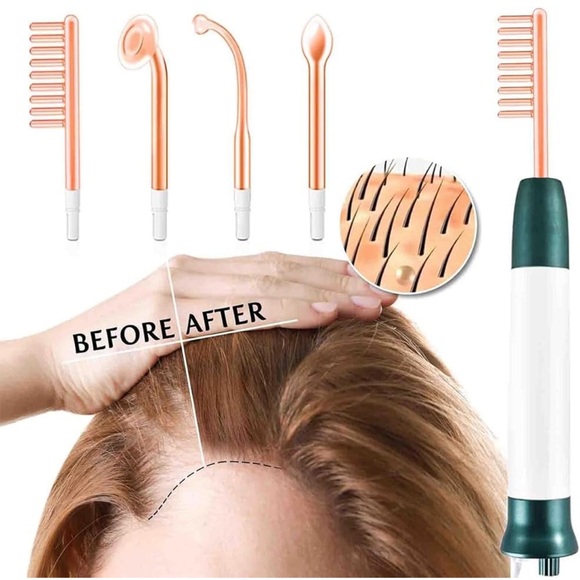 NIB | VORTEX GLASS HAIR GROWTH SALON WAND ORGANIC NUTRAFOL NUDERMA - Picture 2 of 9